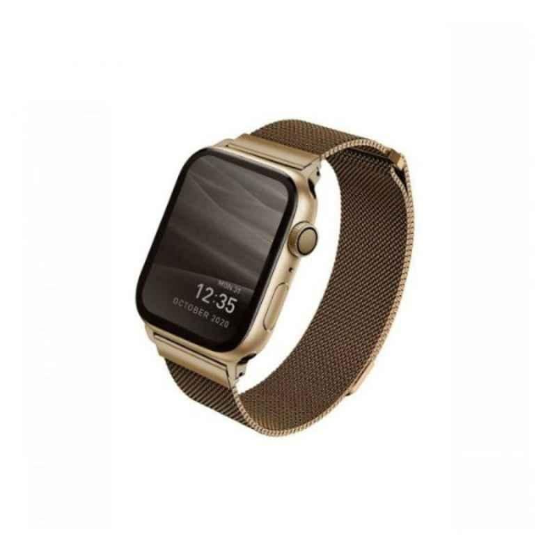 Uniq Dante Mesh Steel Caramel Gold Strap for Apple Watch 42 mm & 44 mm