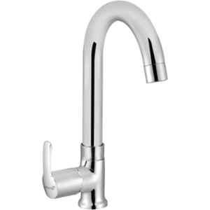 Prestige Q3 Brass Chrome Finish Swan Neck Wash Basin Tap