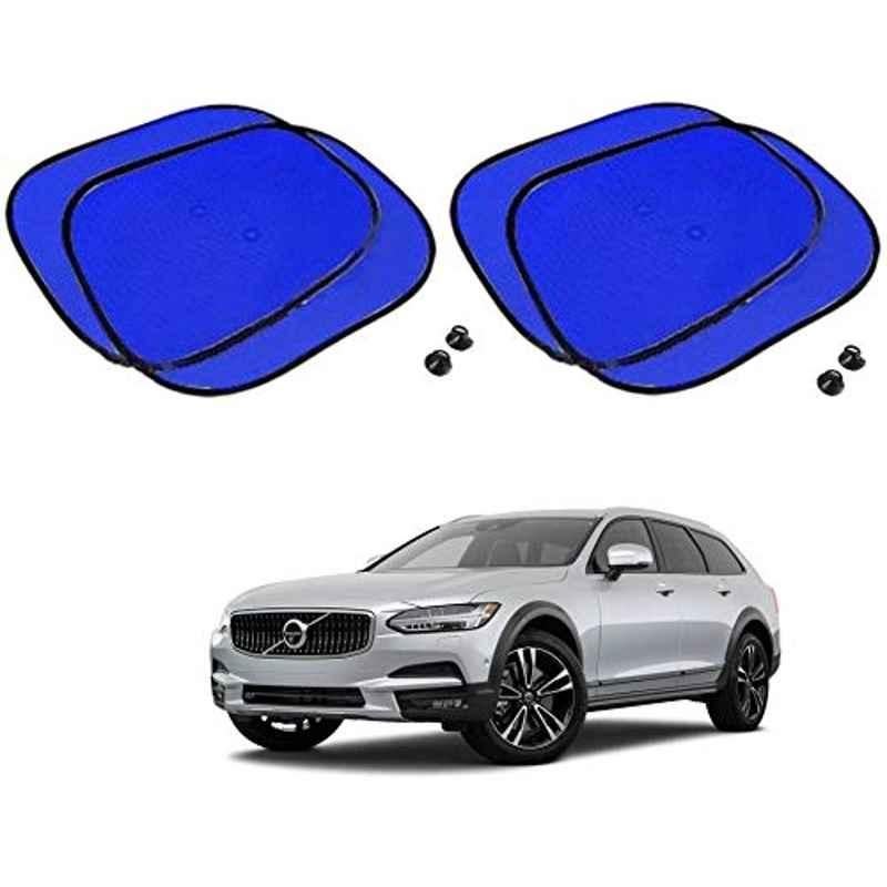 Kozdiko 4 Pcs Blue Chipkoo Car Window Sunshade Curtain Set for Volvo V90, koz_82829