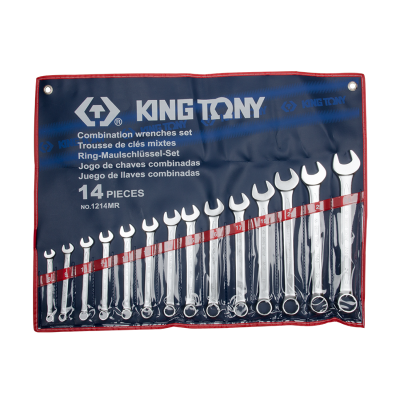King Tony 14 PCS Combination Wrench Set, 1214MR