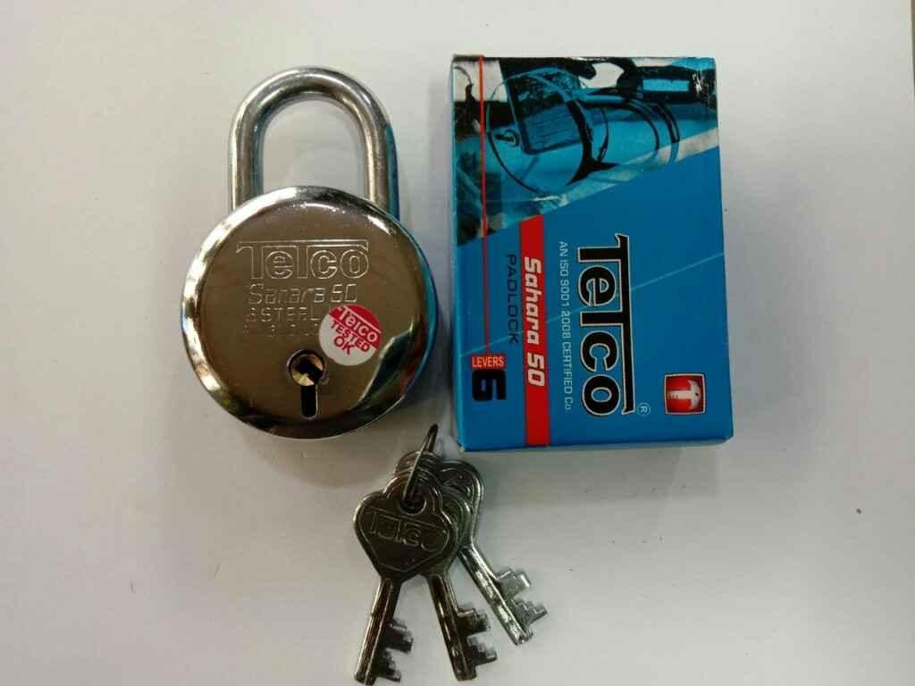 Radhe Krishna Silver Pad Lock, Padlock Size: 50 mm