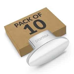 Plantex Knobs for Drawer/Small Drawer Knobs/Knobs for Cabinets/Pull-Push Knobs for Kitchen/Bedroom Drawer (Pack of 10) (Oval, Chrome)