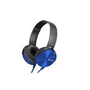 Sony MDR-XB450AP Blue Extra Bass Over Ear Wired Headphone with Mic