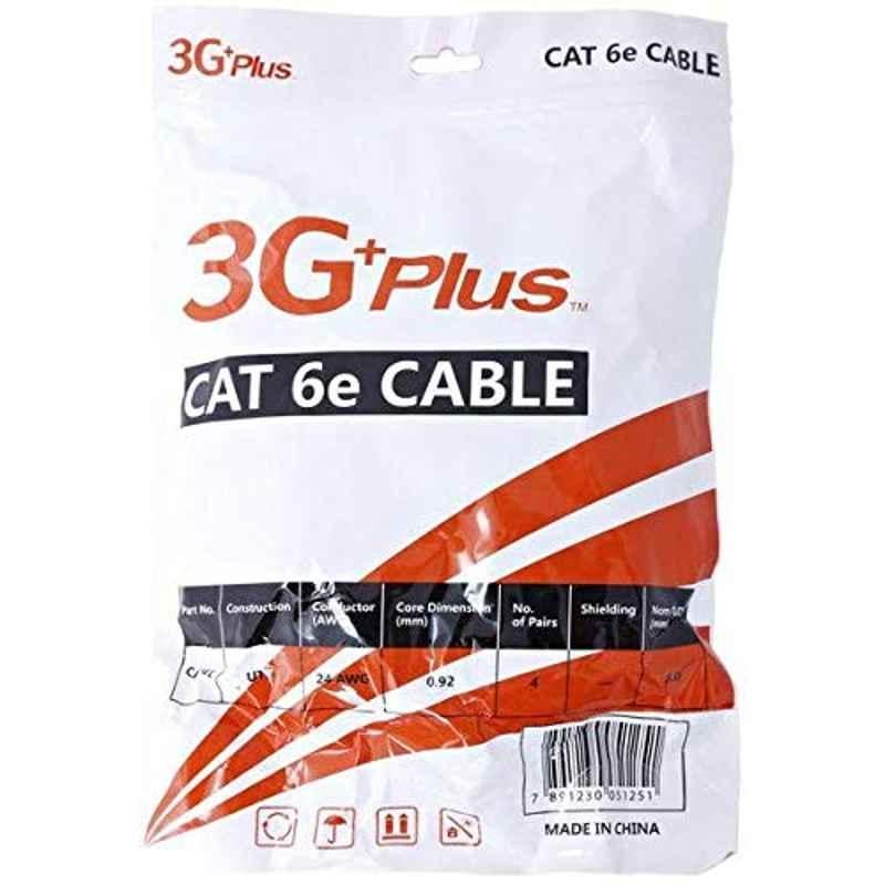 3G Plus 3m Cat 6e Grey Cable