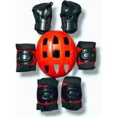 RB International Plastic & EVA Foam Red Skating Kit Premiumm-355 Cycling Kit
