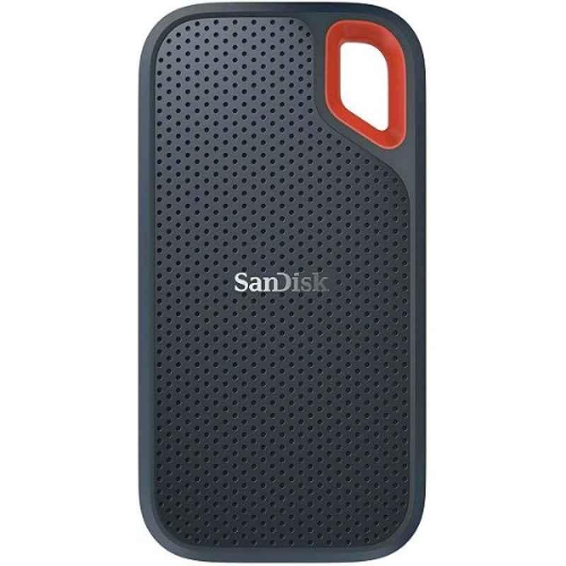 SanDisk Extreme 500GB Black Portable Solid State Drive, SDSSDE60-500G-G25