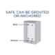 Ozone OES-MD-88 400x450x765mm Steel Silver Safe