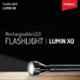 Impex Lumin-XO 3W Black Rechargeable LED Flashlight