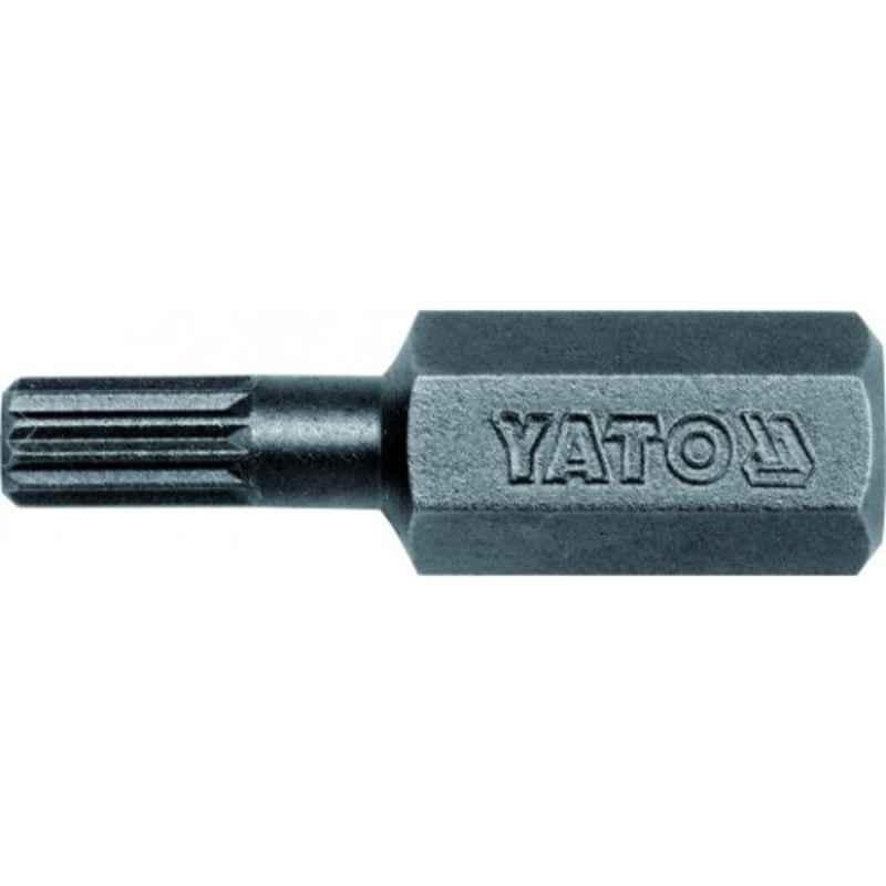 Yato 50 Pcs M5 8x30mm Spline Impact Screwdriver Bit Box, YT-7929