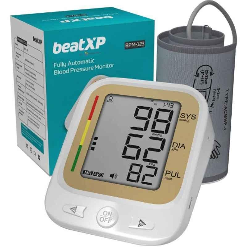 Pristyn Care beatXP BPM-123 White Fully Automatic Digital Blood Pressure Monitor