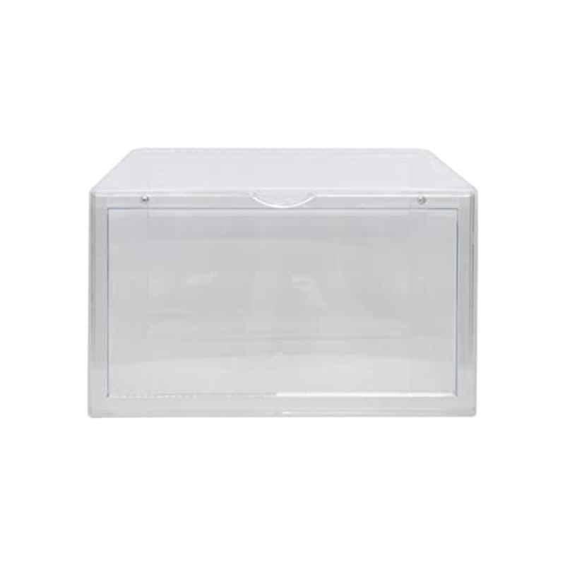 Homesmiths 36x29x22cm Plastic Clear Shoe Storage Box, JD-1367