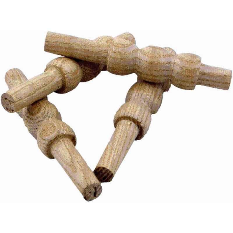 Matrica 9 inch Pine Wood Handmade QVU Cricket Stump Bails (Pack of 4)