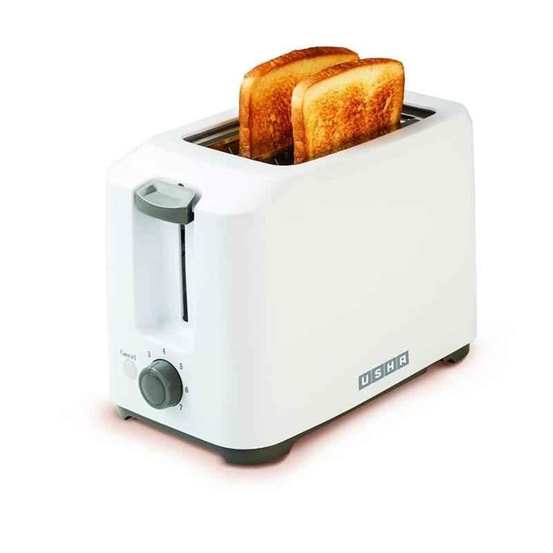 Usha 700W White Pop-up Toaster, PT3720
