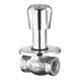 Oleanna CR-09CSC1/2 Caliber 1/2 inch Brass Silver Chrome Finish Concealed Stop Cock