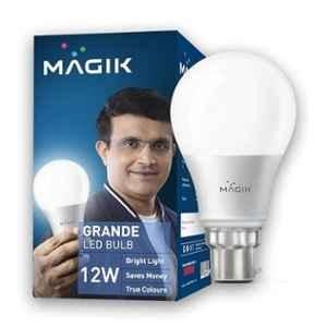 Magik Grande 12W 6500K B22 Cool White LED Bulb, LUGR012CP4171
