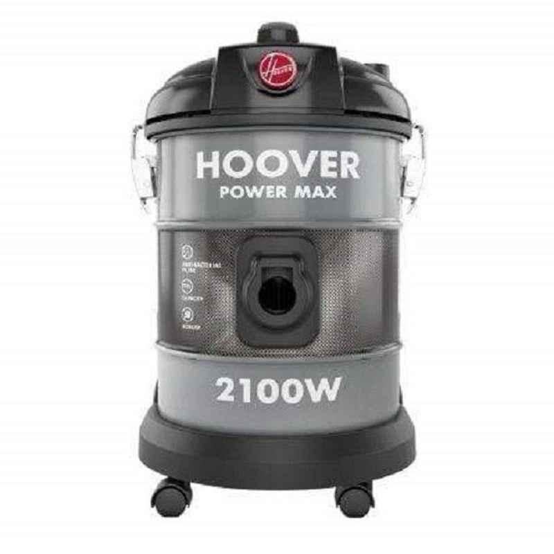 Hoover 2100W 20L Grey Power Max Drum Vacuum Cleaner, HT87-T2-M
