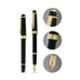 Cross Bailey Black Ink Black Resin & Gold Tone Finish Fountain Pen with 1 Pc Black Pen Ink Cartridge Set, AT0746-9MF