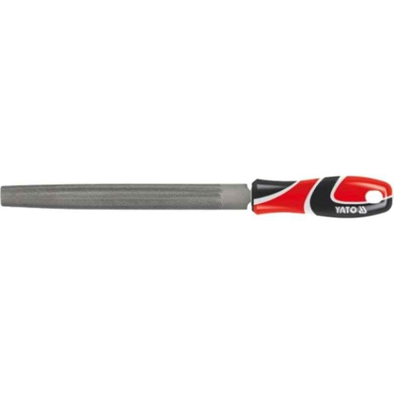 Yato 250mm Bastard Cut Steel Half Round File, YT-6226