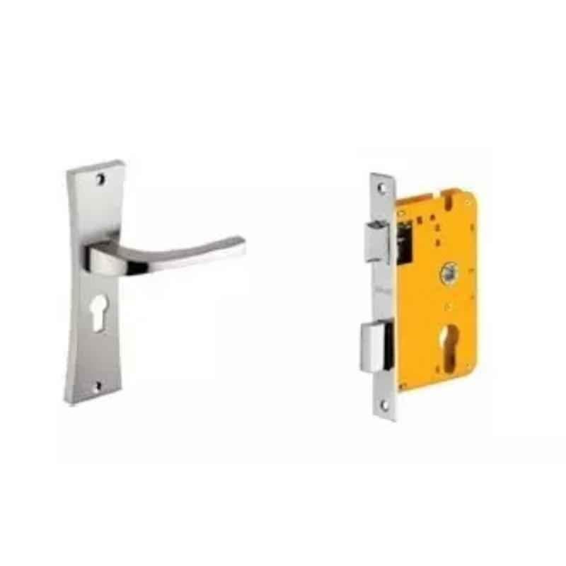 Dorset HL Series Divine 8 inch Stainless Steel Patina Finish Door Handle Lock Set with Mortise Latch (Pack of 2)