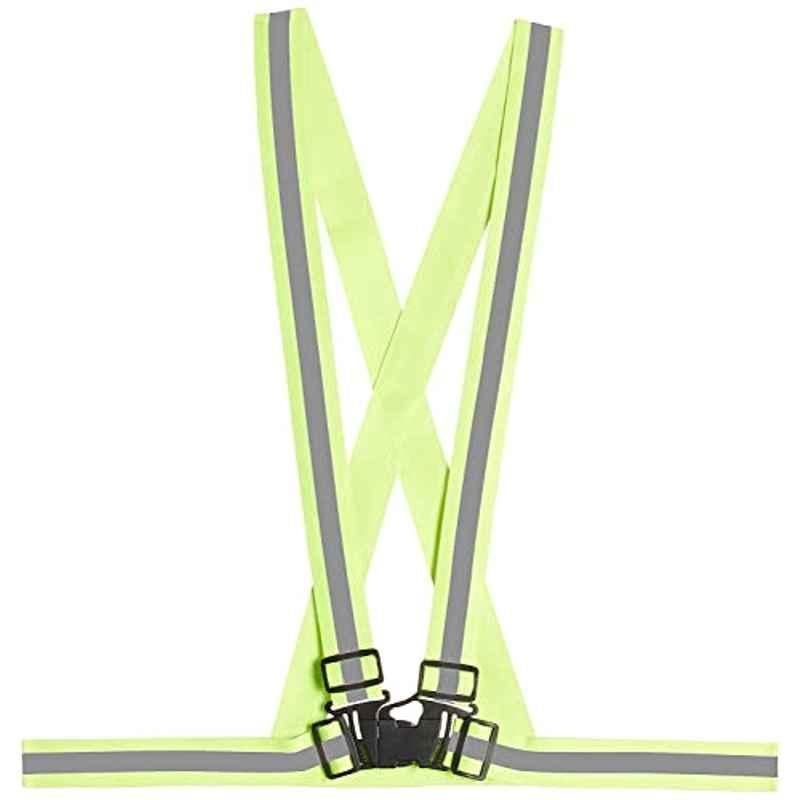 Reflective Vest With High Visibility Bands Tape Multi-Purpose Adjustable Elastic Safety Belt For Night Running Cycling Motorcycle Dog Walking
