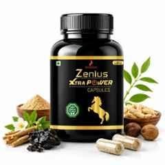 Zenius India 60 Pcs Xtra Power Capsule with withania Somnifera, Terminalia Arjuna & Asparagus Adscendens for Improves Reproductive Health & Boosts Stamina