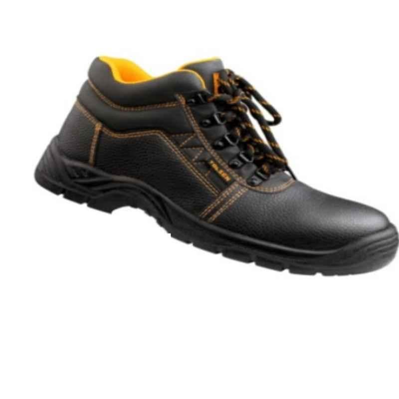 Leather hot sale safety boots