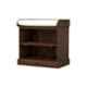 Angel Furniture 60x35x60cm Walnut Glossy Finish Sheesham Wood Shoe Rack with removable shelf, AF-138W