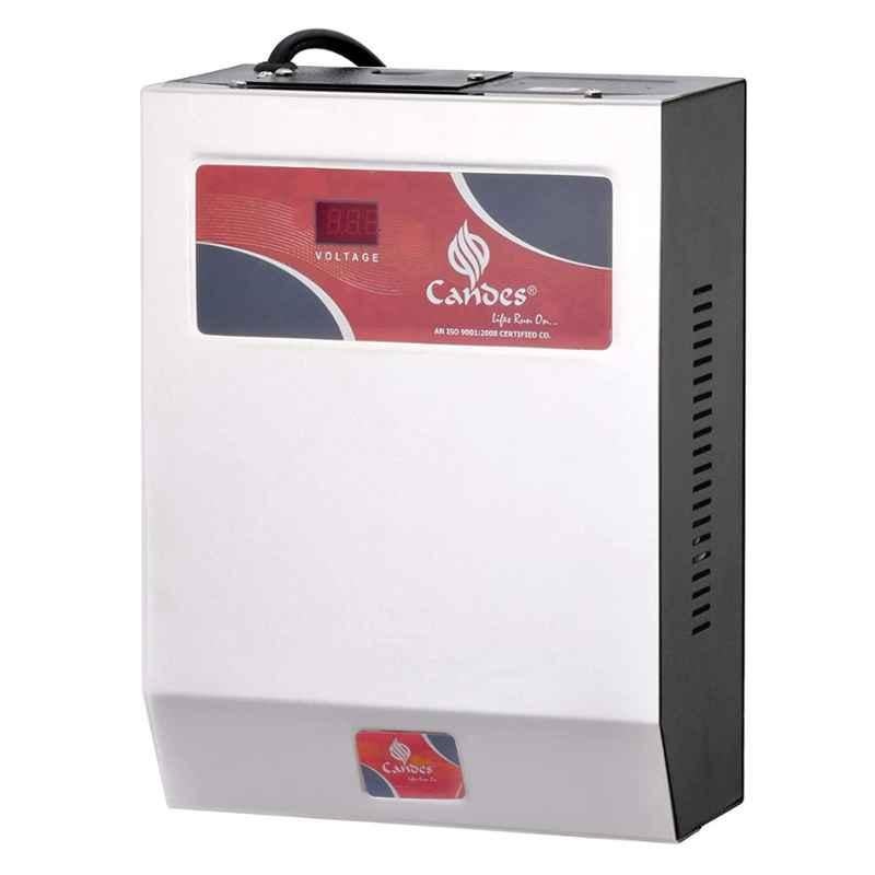 Candes Supreme 2kVA Red & Steel Voltage Stabilizer for 0.5 Ton AC, Working Range: 90 to 290 V