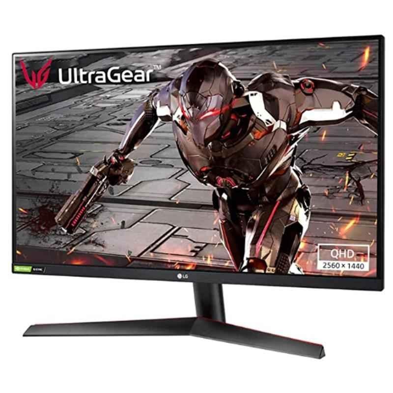 LG Ultragear 27GN800 27 inch Black (640x480p) HDR 10, 2K-QHD IPS Gaming Monitor with 144Hz, 1ms, 2xHDMI, Display Port & HP Out