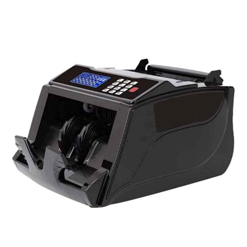 Security Store Super-12 Black Heavy Duty Currency Counting Machine with Fake Note Detection