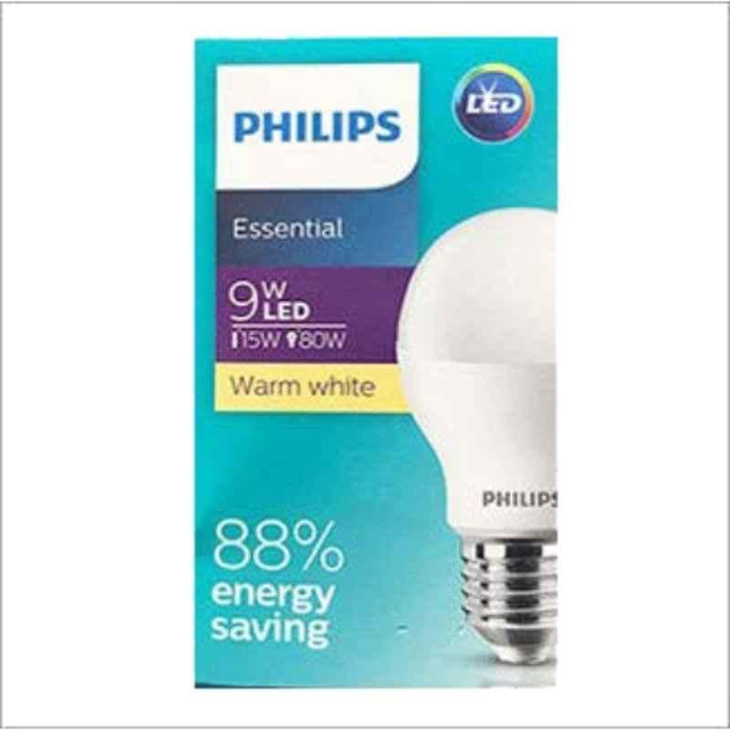 Philips Essential 9W 3000K E27 LED Bulb