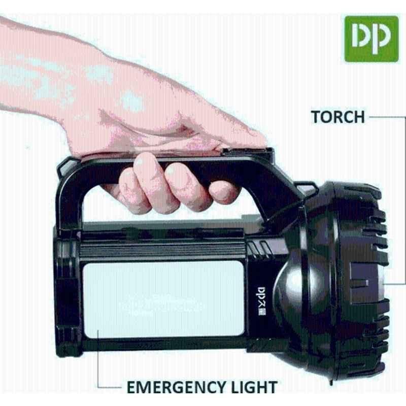 DP 10.6W 20cm Black Rechargeable LED Search Light, DP-7320