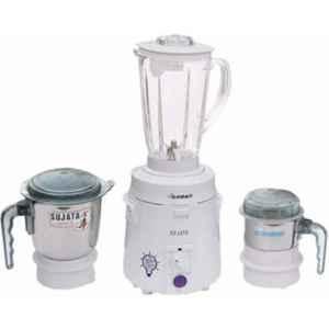 Sujata Supermix 550W White Mixer Grinder with 3 Jars