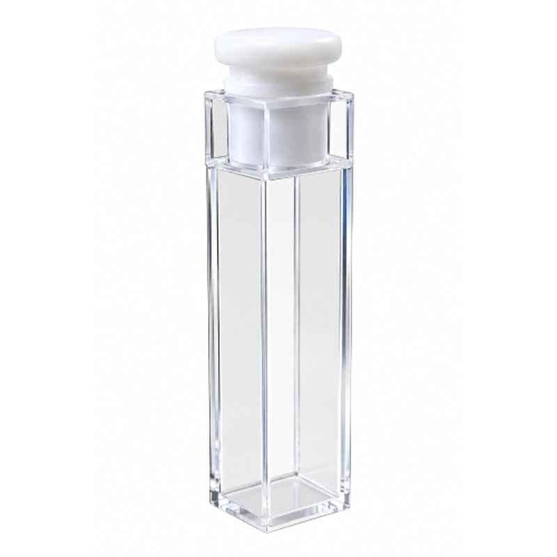 Lark 3.5ml 10x2mm Quartz Fluorometer Cuvette with PTFE Stopper, Lbq-214