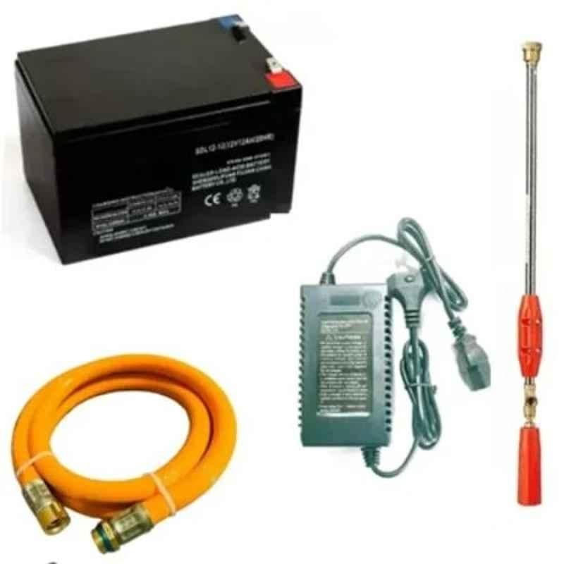 Imported Premium Quality Accessories Kit with 12V 12Ah Battery, Pipe & 60cm Gun for All Battery Sprayer