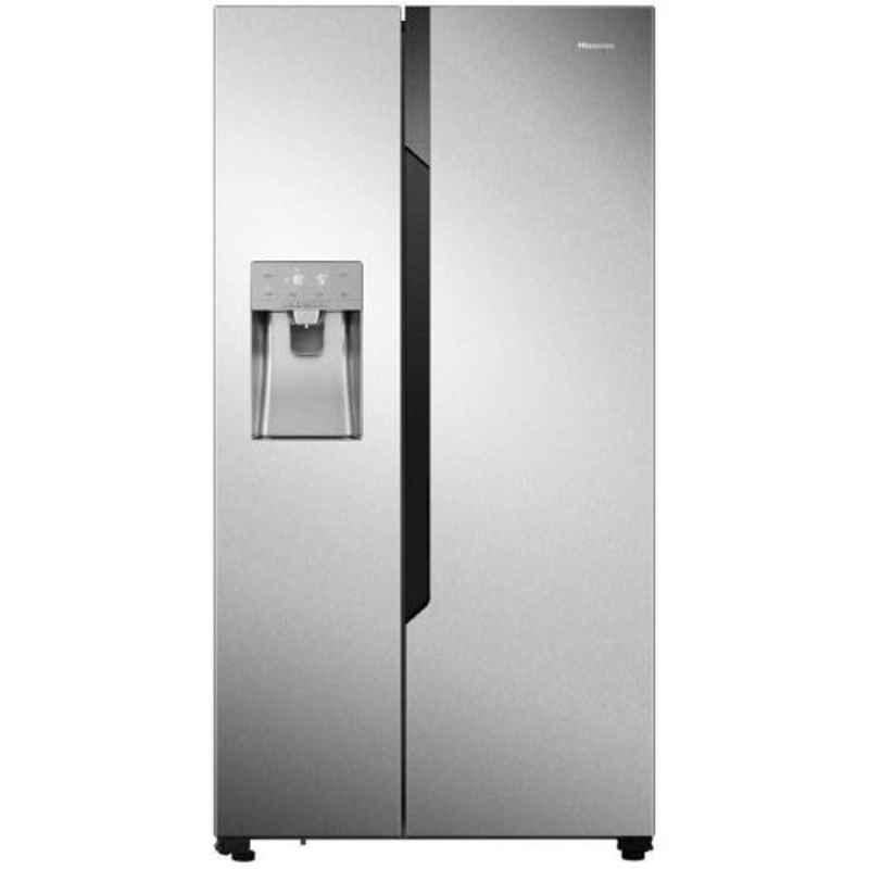 Hisense RS696N4IGU 696L Silver 3 Star Side by Side Refrigerator
