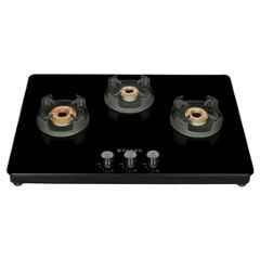 Faber NiOS DLX 603 3 Burners Manual Toughened Glass Top Cooktop, 106.0648.491