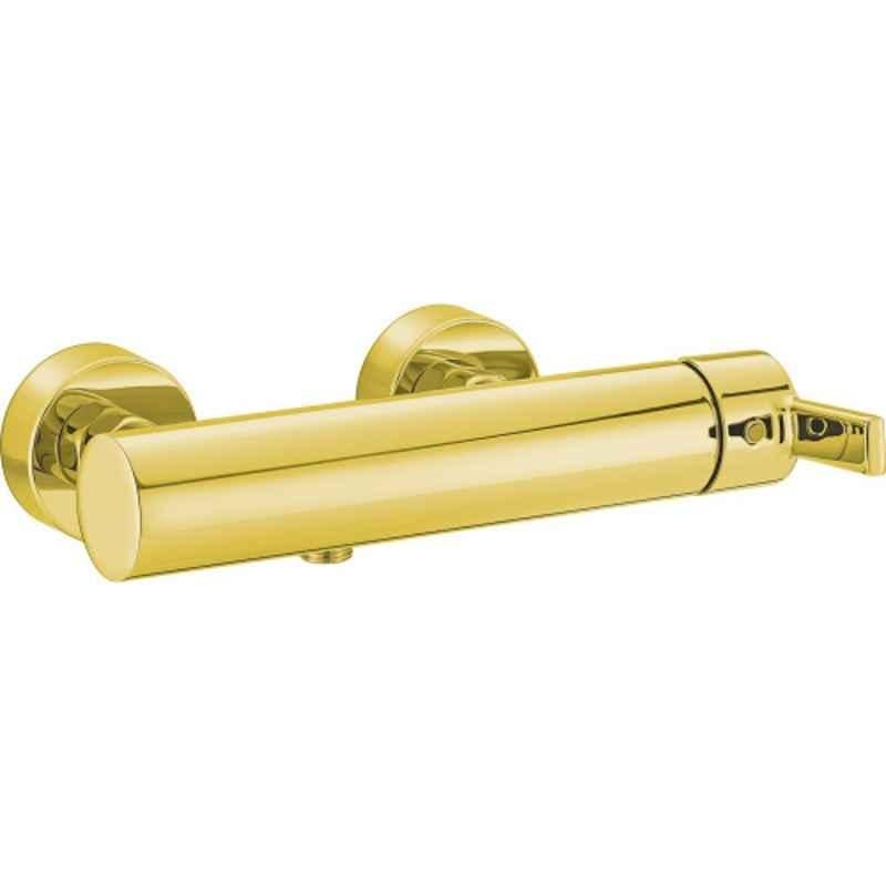 Kludi Rak Passion Brass Gold DN15 Single Lever Shower Mixer, RAK13005.GD1