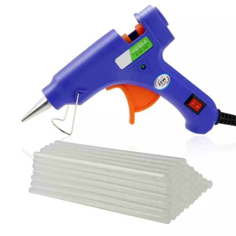 Glun BLLUEMINI15STK Blue Glue Gun