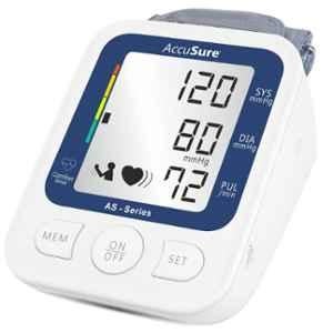 Accusure AS White Automatic & Advance Feature Digital Blood Pressure Monitoring System