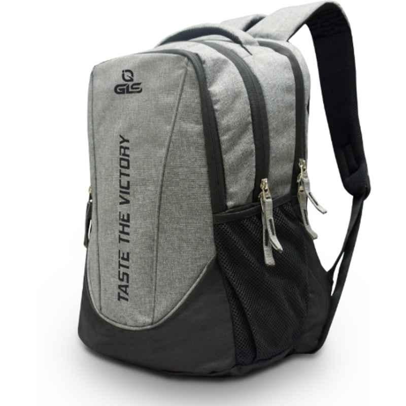 GLS Hypra 20 Litre PU Black & Grey Backpack for Men & Women