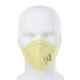 Mallcom M 3102P Protective Gear Yellow Face Mask (Pack of 50)