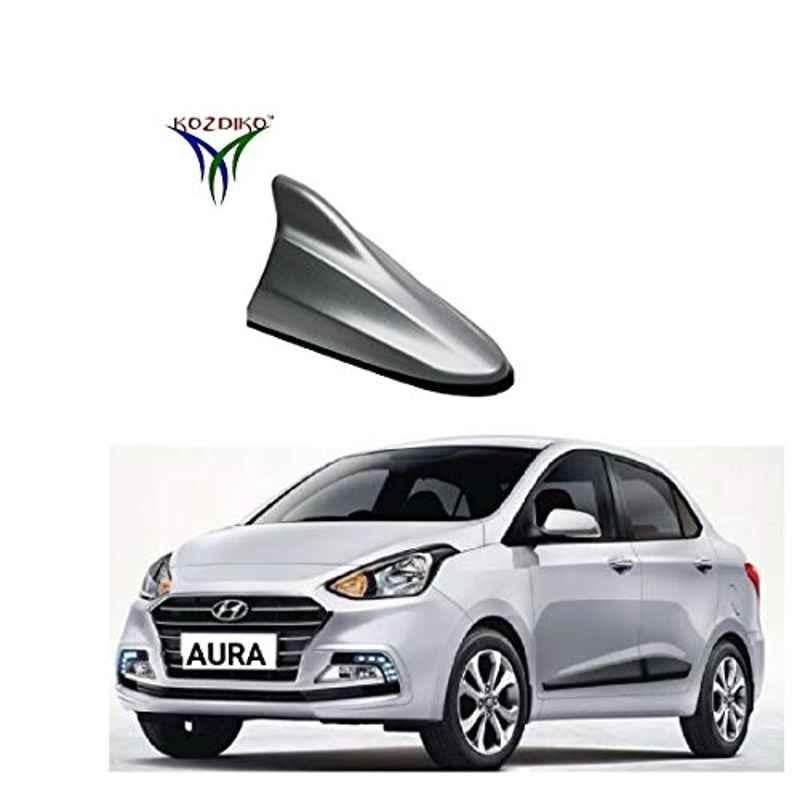 Kozdiko Silver Shark Fin Signal Receiver Antenna for Hyundai Aura