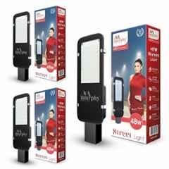 Murphy Galaxy 48W 6500K Aluminium Cool White Outdoor LED Street Light (Pack of 3)