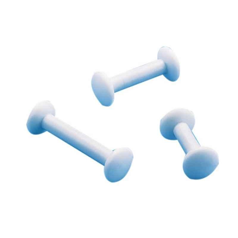 Tarsons 5 Pcs 20x35mm PTFE Dumb Bell Magnetic Bar Set, 4170