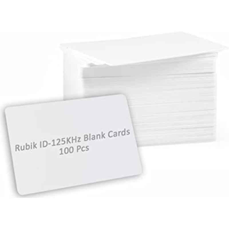 Rubik 100Pcs 125KHz PVC RFID Key Card Set