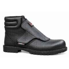 Perf Heat Weld Leather Steel Toe Welding Safety Shoes, Size: 9