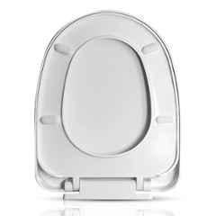 Elegant Casa A-2 42x34cm Polypropylene White Round Toilet Seat Cover