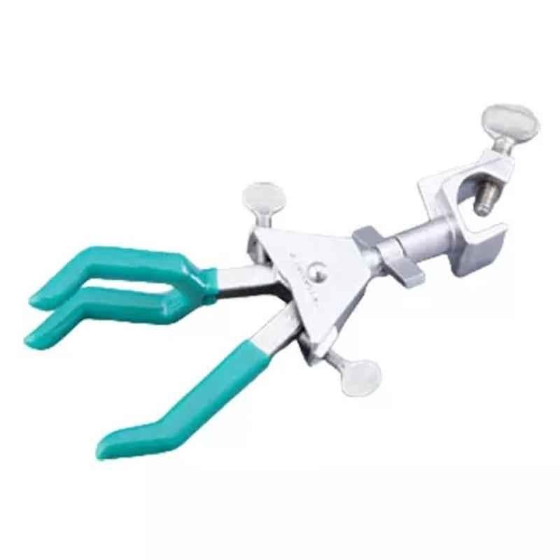 Lab Plus Stainless Steel Double Clamp with Swivel Lab Stand Head Clamp Holder, LP-5994