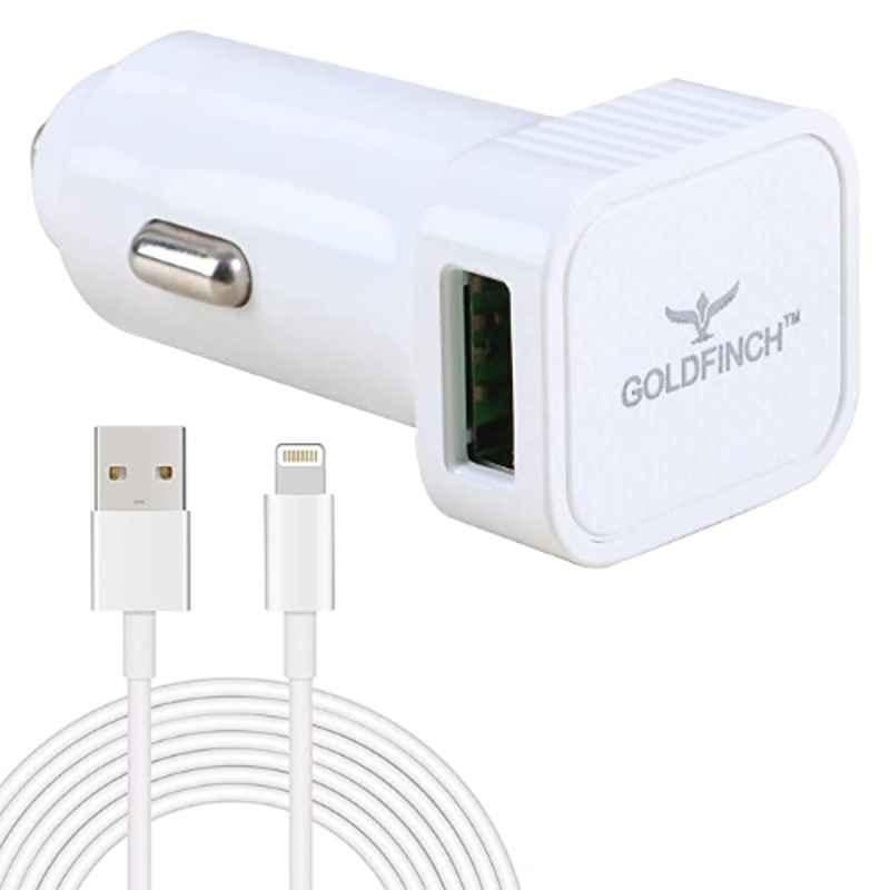 Goldfinch GFC-1290-I 18W White Car Charger